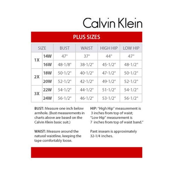 Shop Calvin Klein Black Women S 20w Plus Curvy Wide Leg Dress
