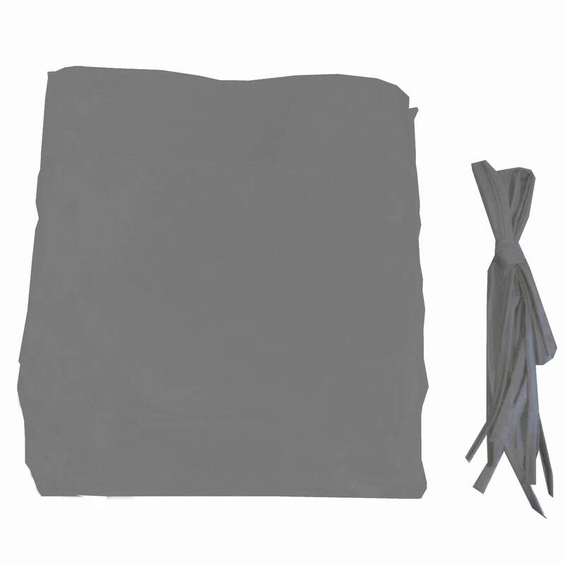 Universal Canopy Cover Replacement for 12x9 Ft Curved Outdoor Pergola, Grey