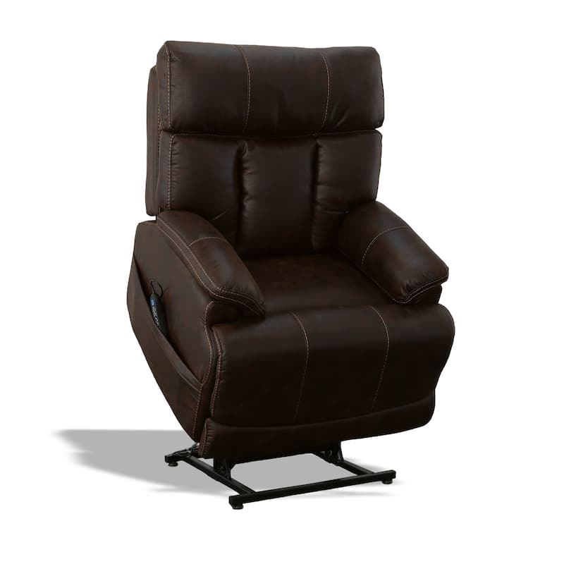 Clive Power Lift Recliner with Power Headrest & Lumbar by Flexsteel