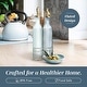 preview thumbnail 116 of 196, COOK WITH COLOR Glass Olive Oil Bottle Dispenser - 2 Pack- 17oz Oil and Vinegar Carafe Decanter