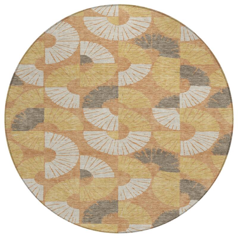 Machine Washable Indoor/ Outdoor Modern Jay Chantille Rug