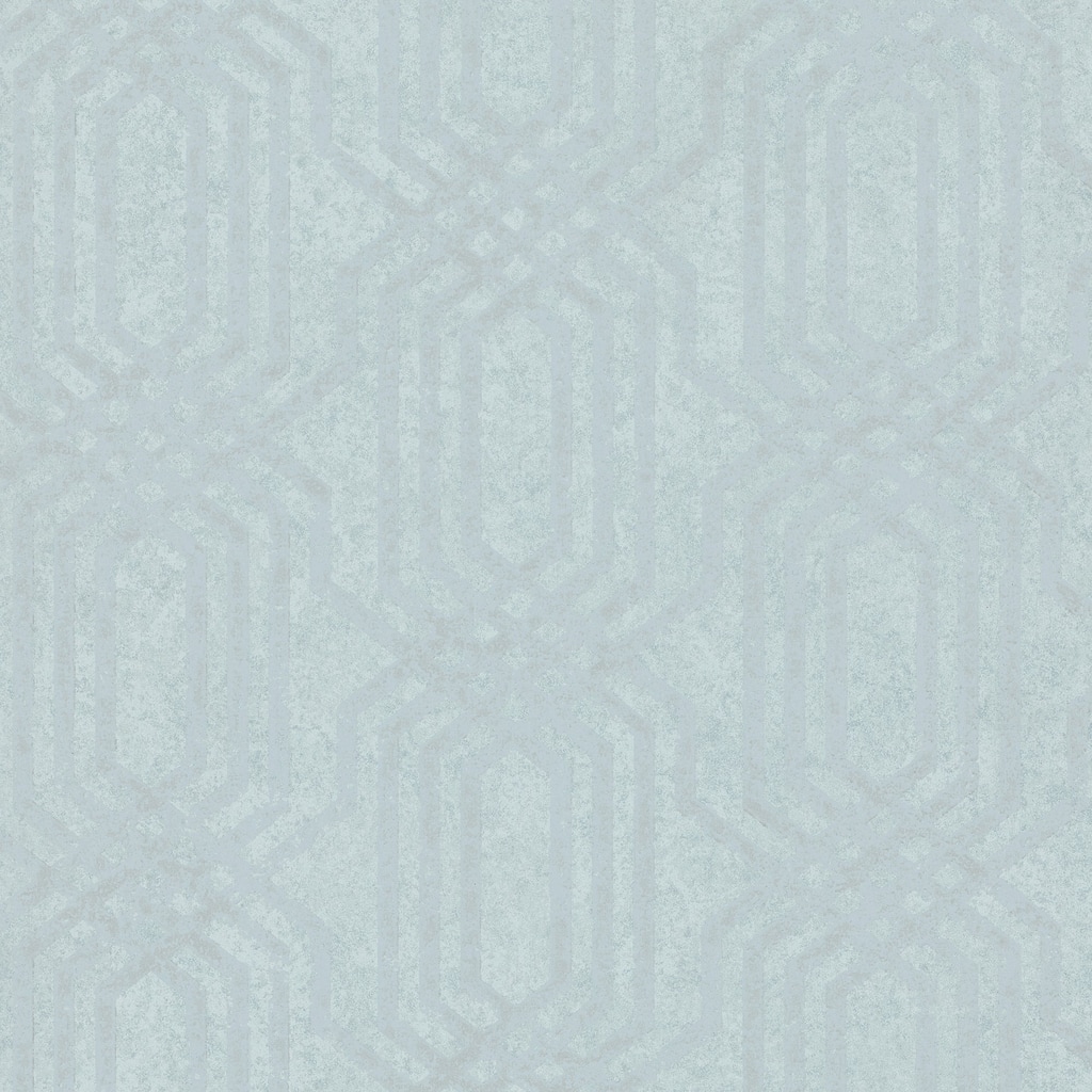 Galerie Wallcoverings Hotel Embossed Geometric Trellis Non-woven Glitter Wallpaper Roll