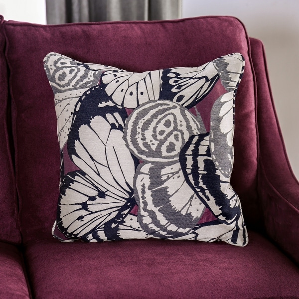 Plum chenille throw outlet