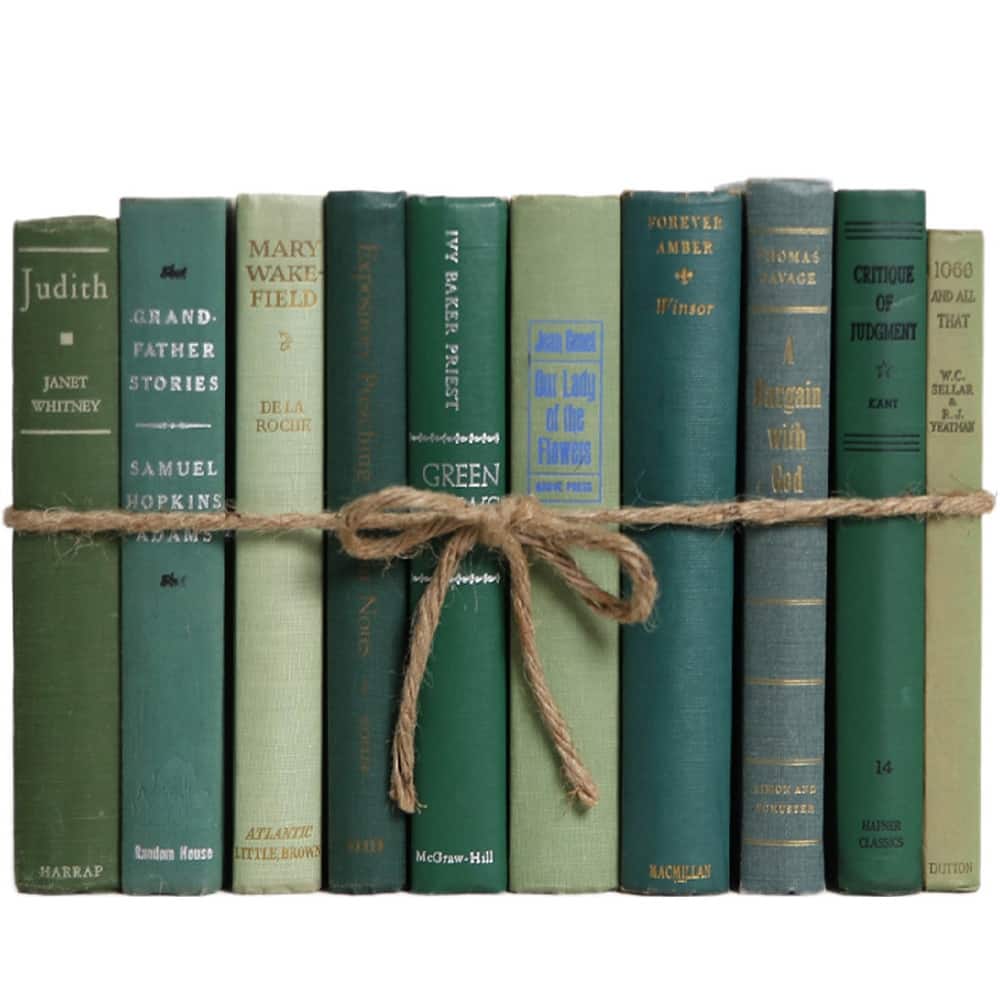 Books Green Decorative Accessories: Vintage Boxwood ColorPak