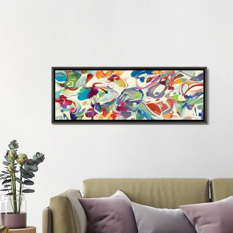 iCanvas "Boldly On" by Lisa Ridgers Framed