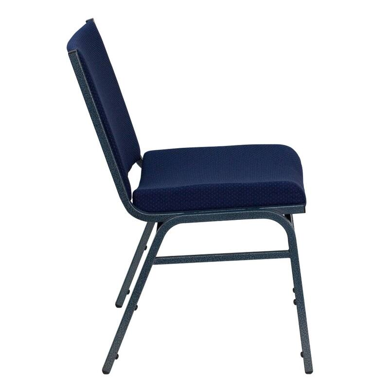 4 Pack Heavy Duty Stack Chair - 21"D x 19.75"W x 31.25"H