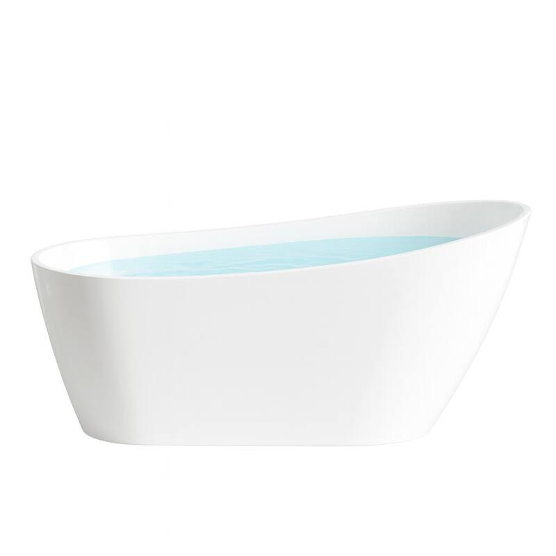 KBV 67'' x 31" Freestanding Soaking Acrylic Bathtub GTBT0009 - 67"