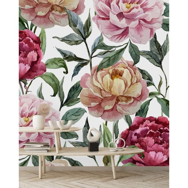 Peonies Wallpaper Peel and Stick and Prepasted Bed Bath & Beyond
