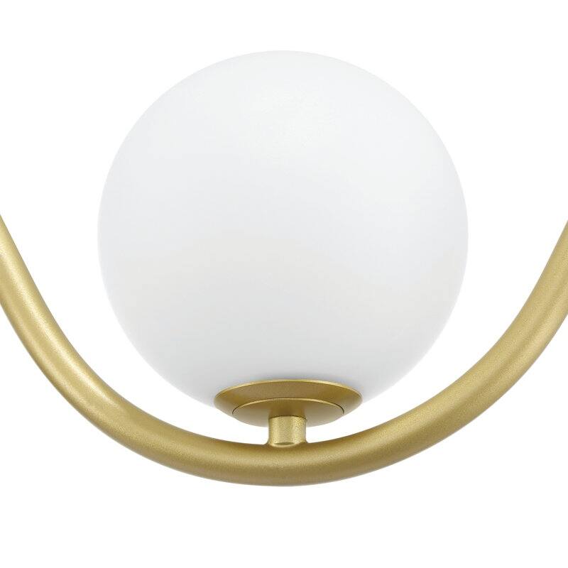 Acroma - 6 Light Gold Steel Dimmable Wavy Vanity Light - N/A