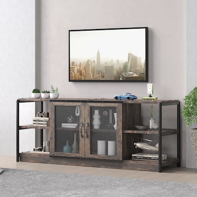 TV Stand Farmhouse Entertainment Center for 65" TV