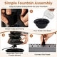 preview thumbnail 28 of 63, Costway Tabletop Water Fountain with Rolling Crystal Ball,