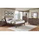 preview thumbnail 2 of 10, Furniture of America Ninn Rustic Grey 3-piece Padded Bedroom Set