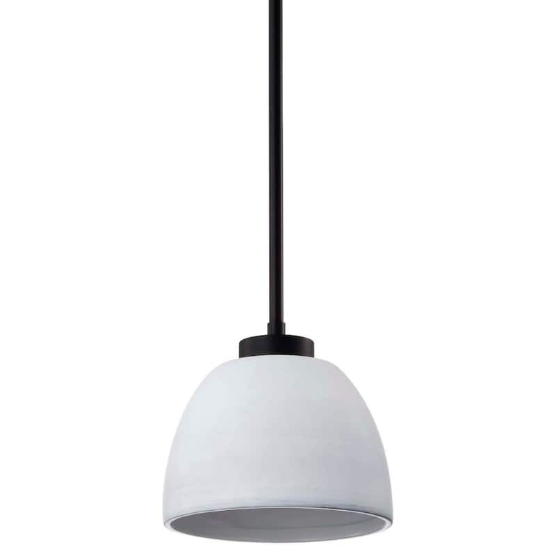 Nuvo Lighting 60/8002 Collins 8" Wide Mini Pendant - Matte Black