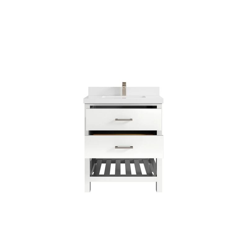 Willow Collections 30 in. W x 22 in. D Parker Single Sink Bathroom Vanity with Countertop