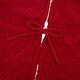 Glitzhome 52"D Knitted Polyester Christmas Tree Skirt