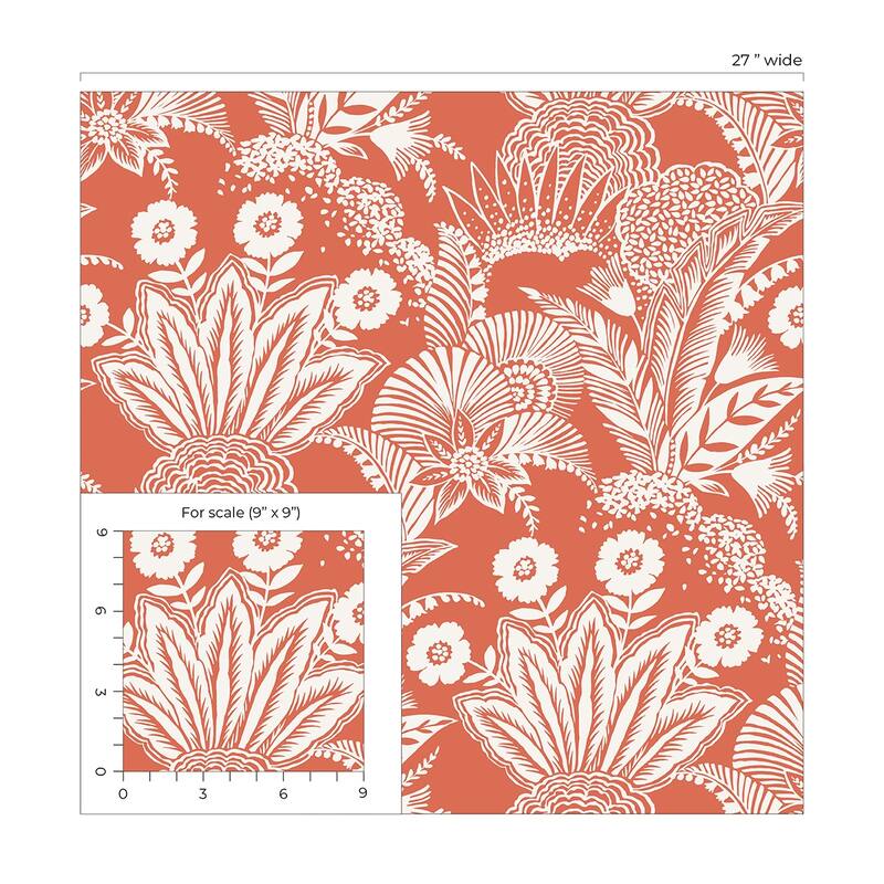Seabrook Designs Suvi Palm Grove Unpasted Wallpaper