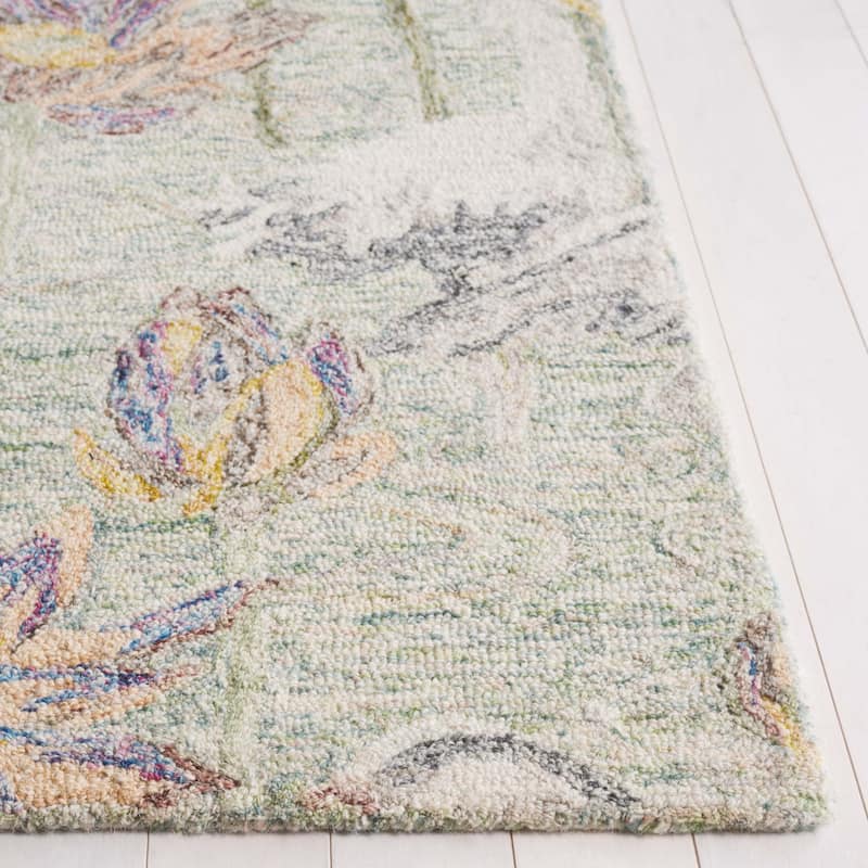 SAFAVIEH Handmade Blossom Babli Modern & Contemporary Wool Rug