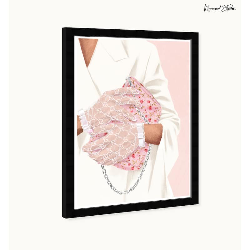 Wynwood Studio Prints Fashion Glam Treasured Handbag Clear Wall Art