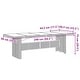 preview thumbnail 7 of 22, vidaXL 7/9/11 Piece Patio Dining Set with Cushions Gray Poly Rattan - 22.4" x 27.2" x 41.7"