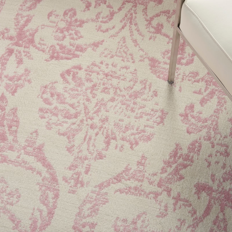Nourison Jane Farmhouse Vintage Indoor only Damask Area Rug