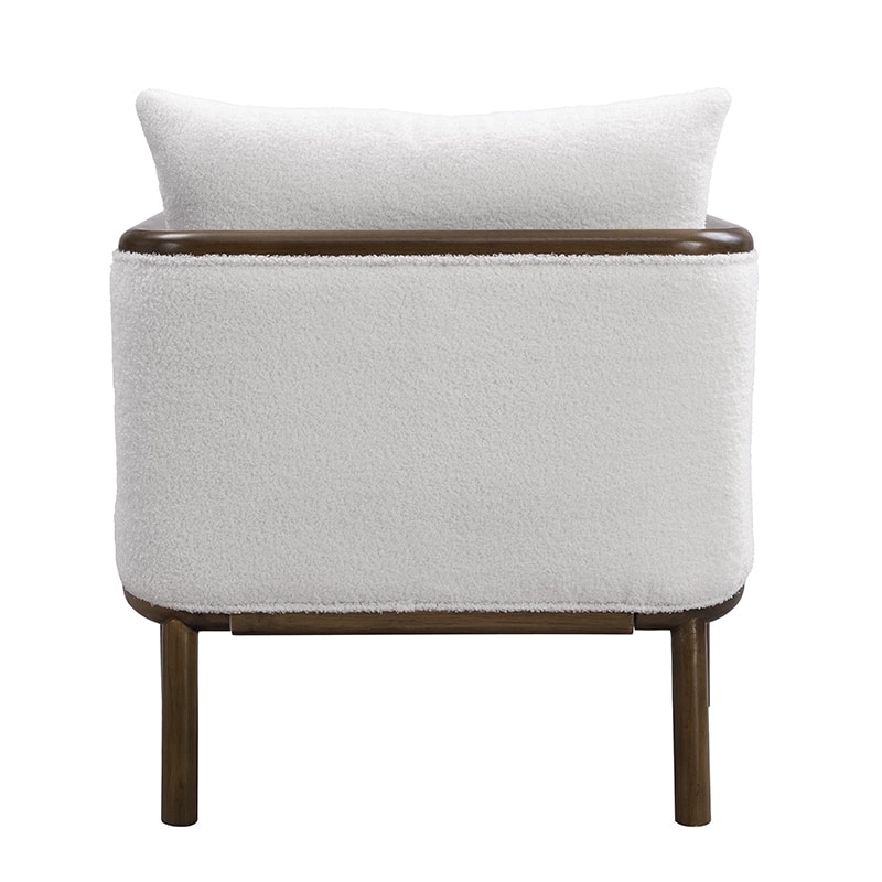 Sherpa Fabric Accent Chair