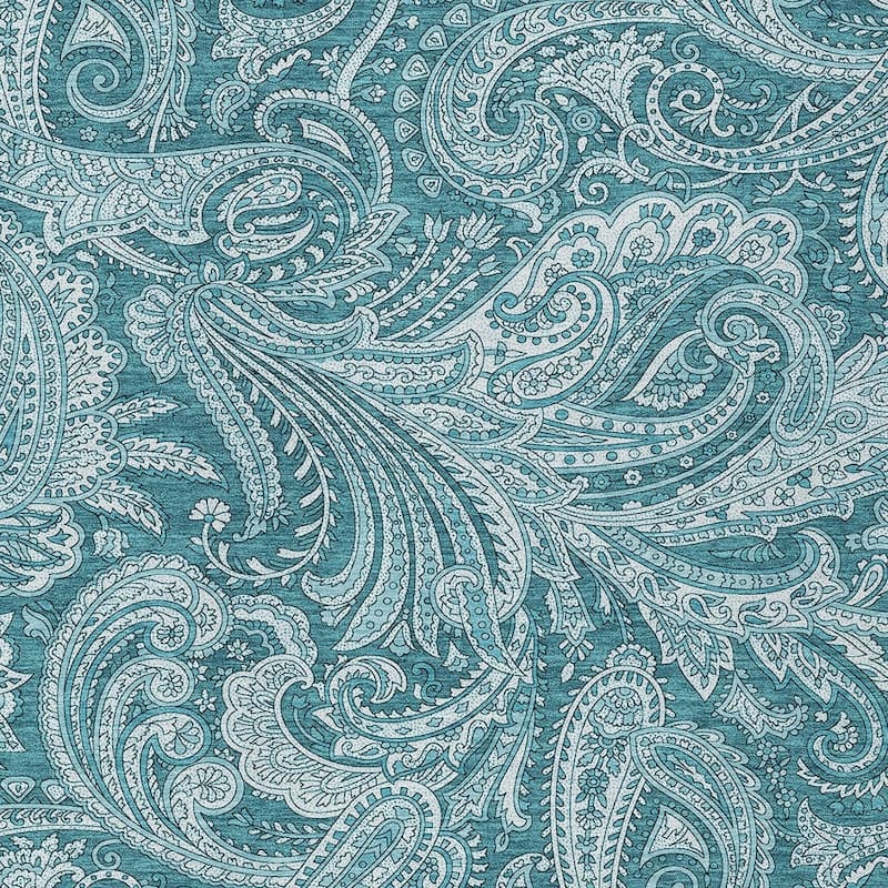HomeRoots Paisley Transitional Rectangle Outdoor Rug