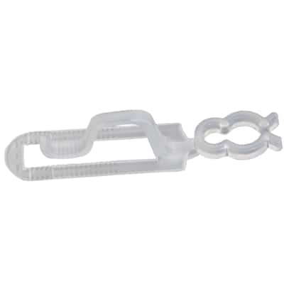 60ct Clear Omni All-In-One Universal Gutter Shingle LED Light Clips