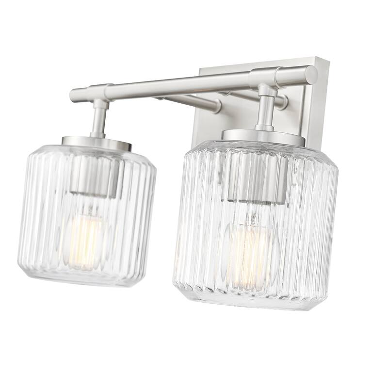 Z-Lite Landon 2 Light Vanity - Brushed Nickel - Brushed Nickel