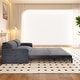 preview thumbnail 64 of 82, 66" Queen Pull Out Sofa Bed, 3-in-1 Convertible Sleeper Sofa with Side Storage