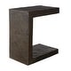 preview thumbnail 11 of 10, Uttermost Obra Bronze Outdoor Side Table