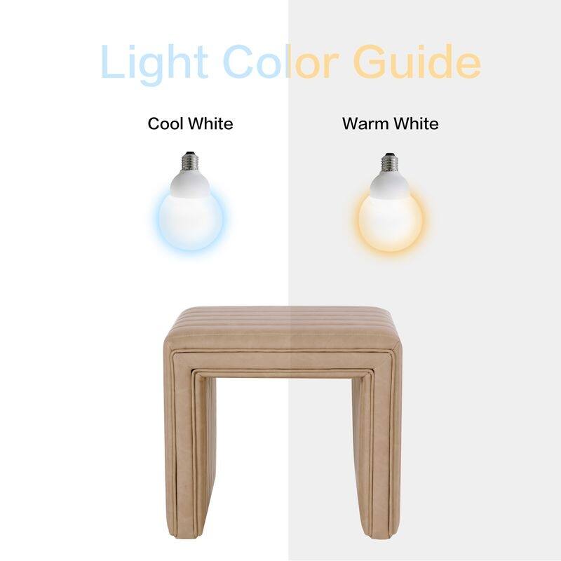 HomePop Modern Channel Ottoman