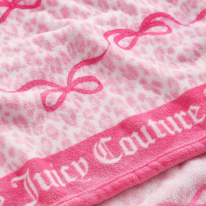 Juicy Couture Printed Plush Throw Blankets