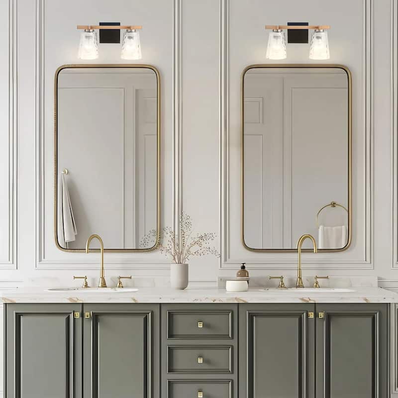 Radiance Modern 3-Light Nickel Vanity Light - 22.8"L x 5.9"W x 7.5"H