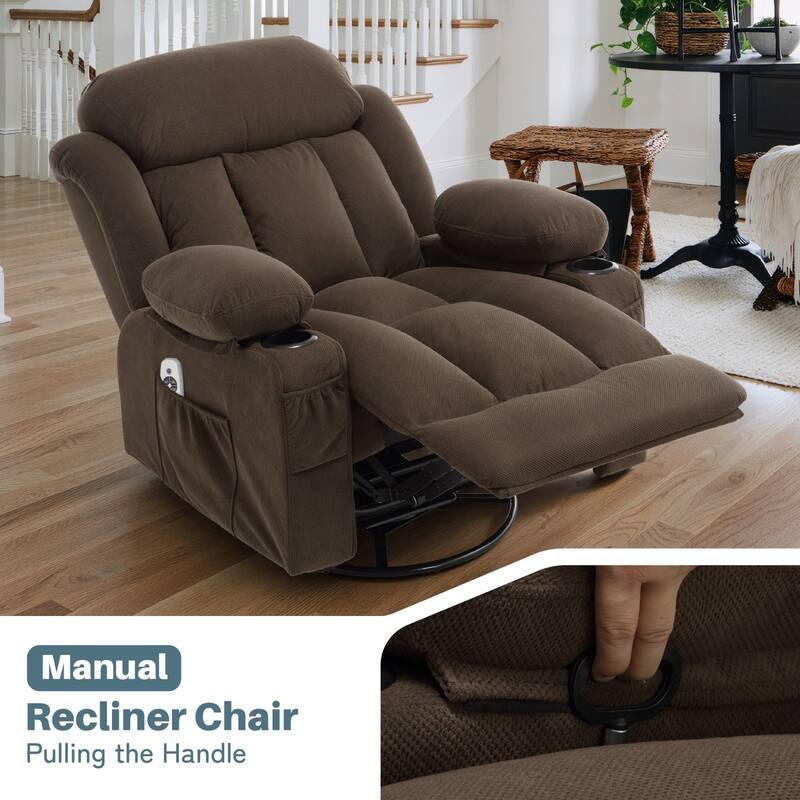 360 Degree Swinging Rotating Recliner