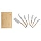 preview thumbnail 1 of 1, French Home Connoisseur 8-Piece Laguiole Cheese Knife, Spreader and Board Set
