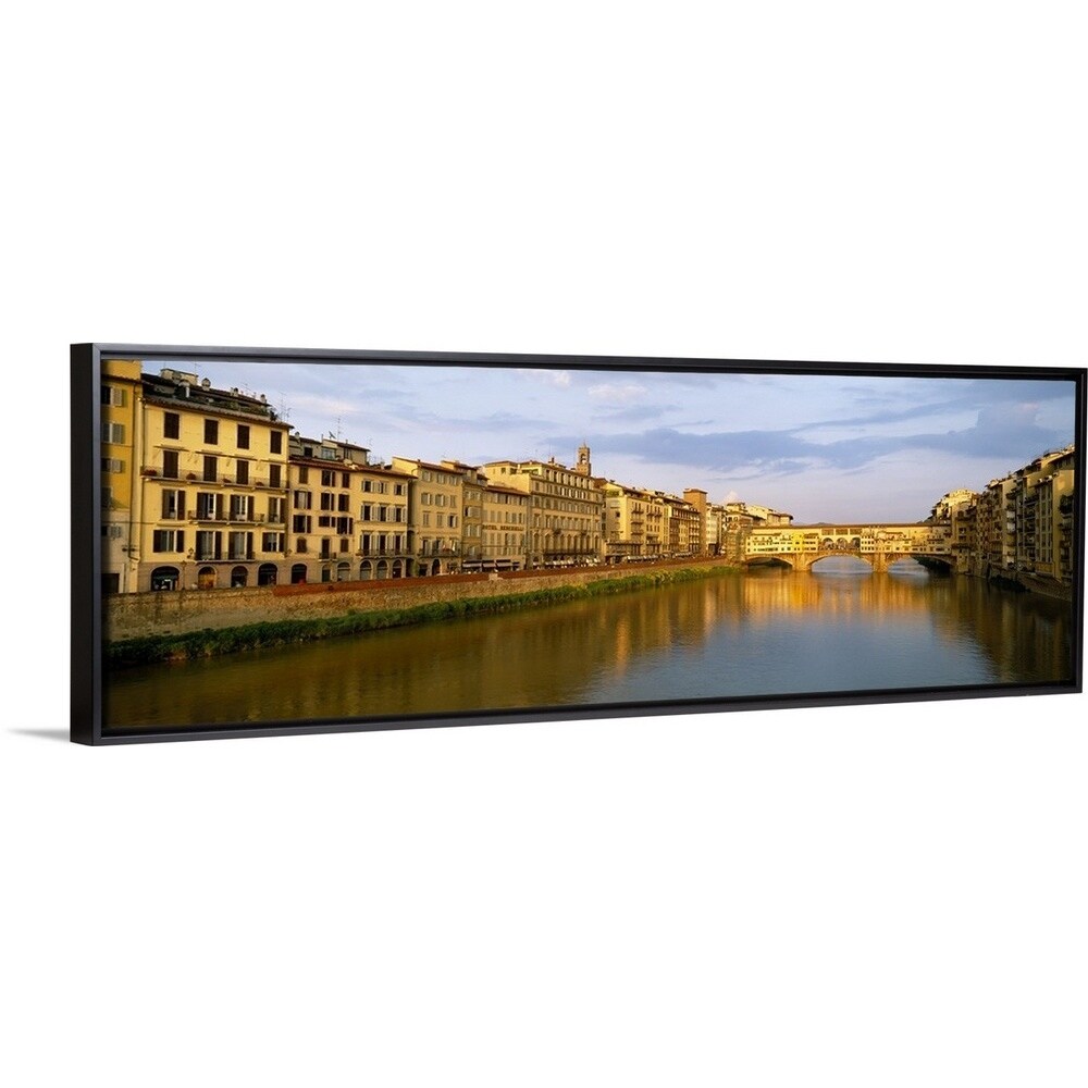 Shop Bridge Across A River Ponte Vecchio Arno River Florence