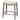 Elmo Bonded Leather Saddle Seat Counter Stool