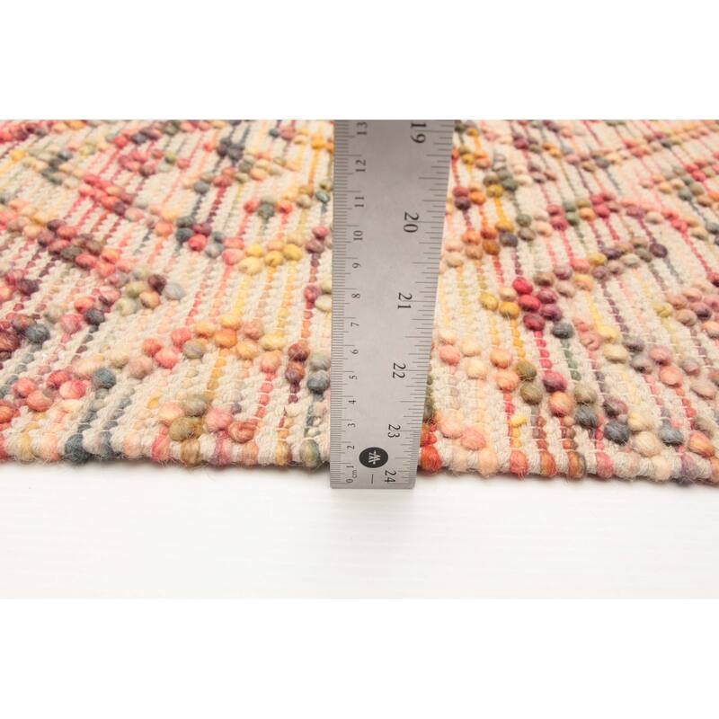 ECARPETGALLERY Braid weave Sienna Copper Wool Rug - 5'2 x 8'2