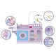 preview thumbnail 6 of 8, Olivia's Little World 6-in-1 Baby Doll Changing Station, Pink/Purple - 39.49" L x 10.98" W x 24.76" H