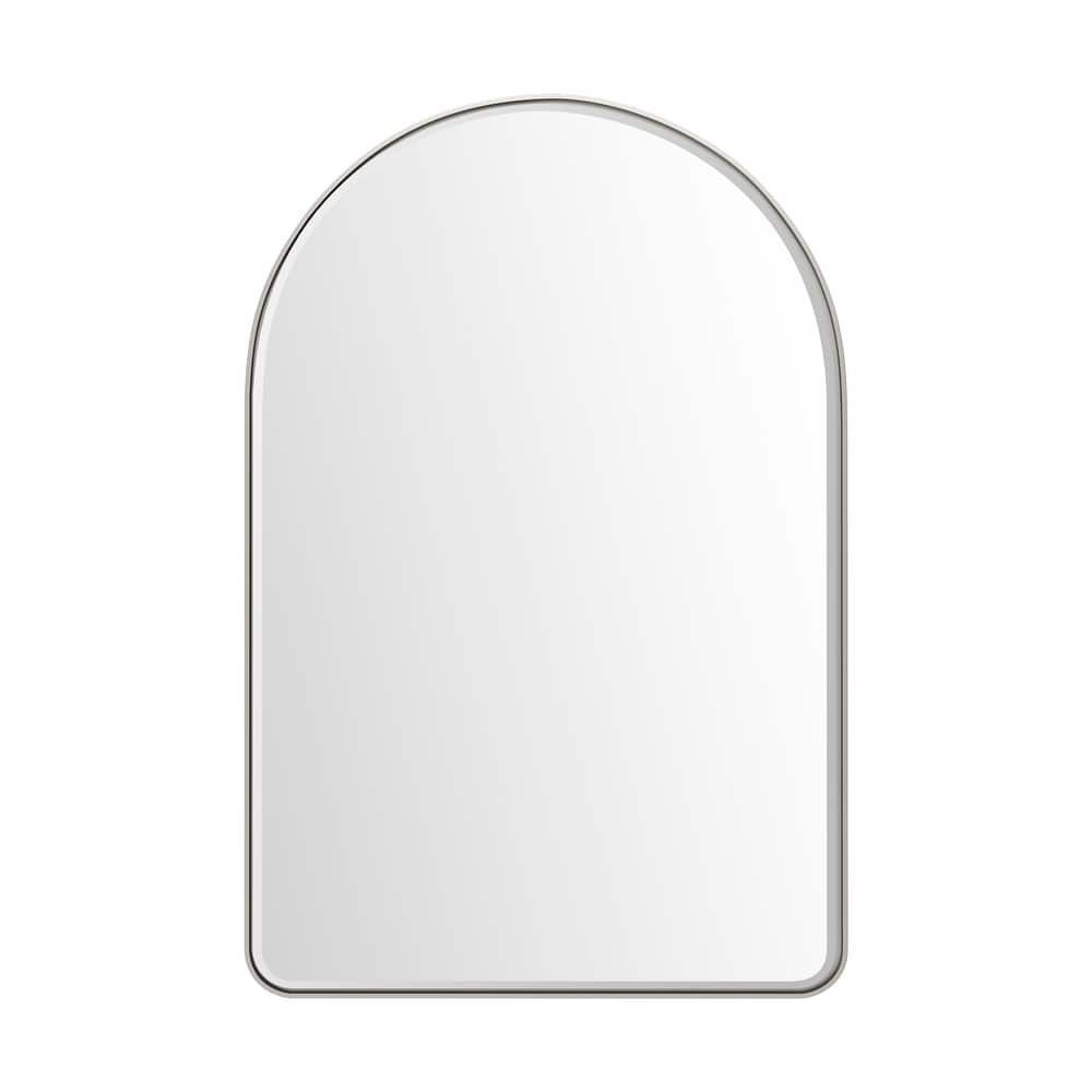 Rohe 24" Arched Mirror, Champagne Brass