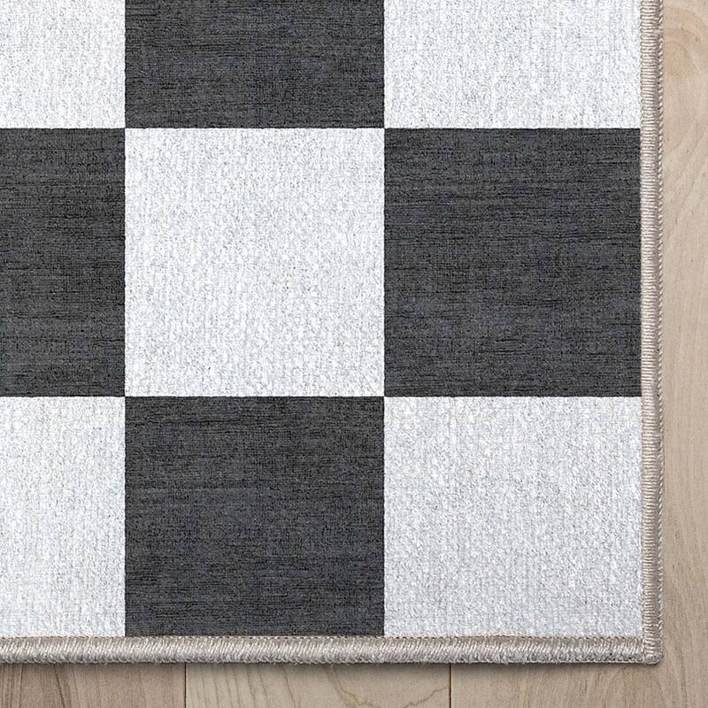 Well Woven Apollo Square Modern Geometric Flat-Weave Area Rug