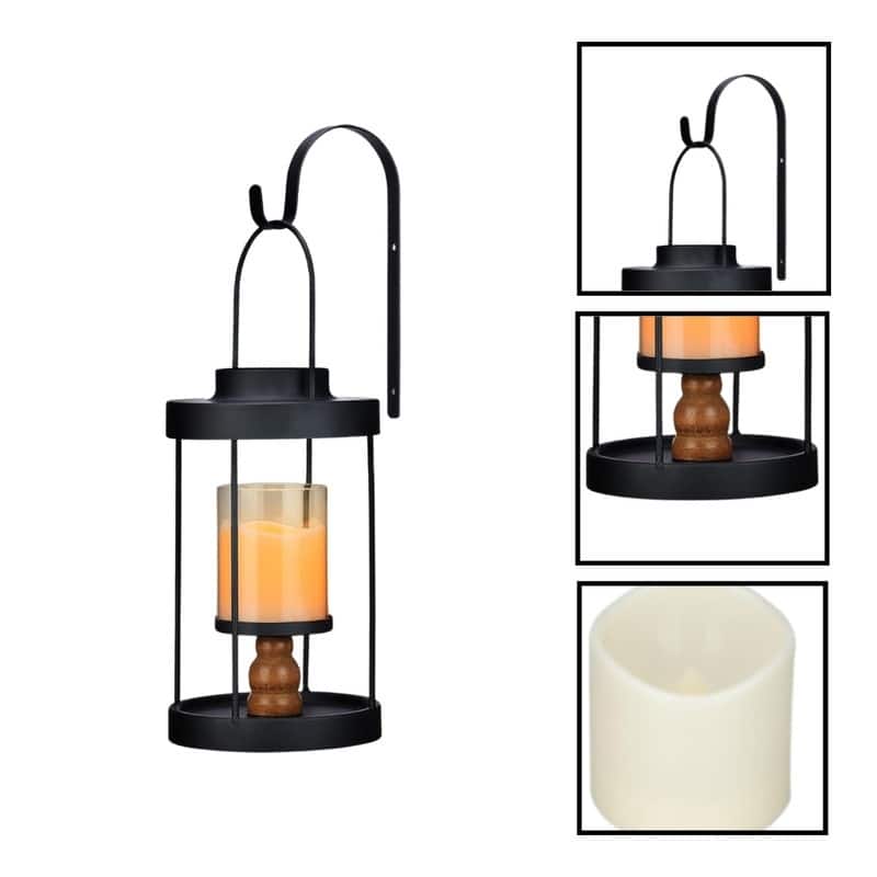 2 Pack home decor black living room metal wall sconce