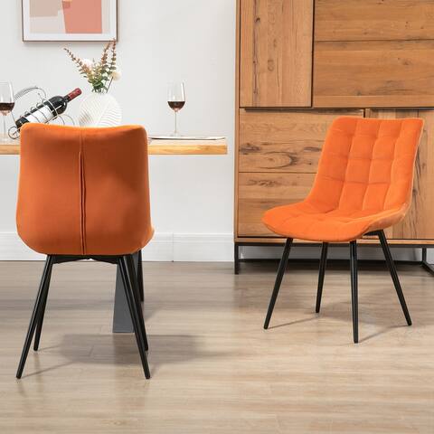 Square Grid Modern Dining Chair, Soft Chair Band Cap Protection Floor