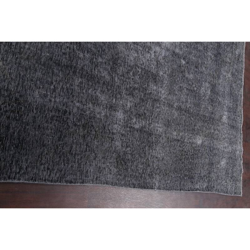 Over-Dye Mashad Persian Area Rug Wool Handmade Living Room Carpet - 7'4" x 10'8"