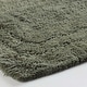 preview thumbnail 5 of 5, Superior Solid Bordered Cotton Washable Non-Slip Bath Rug Runner or Rug Set