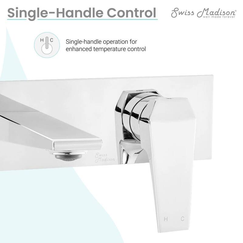 Voltaire Single-Handle Wall-Mount Bathroom Faucet