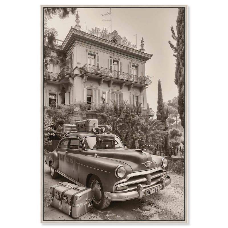 Pack Up the Car Canvas by Art Remedy - Silver - 10" x 15"