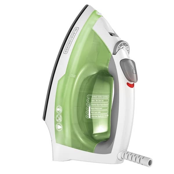 Black+decker Easy Steam Compact Iron, with Non Stick Soleplate