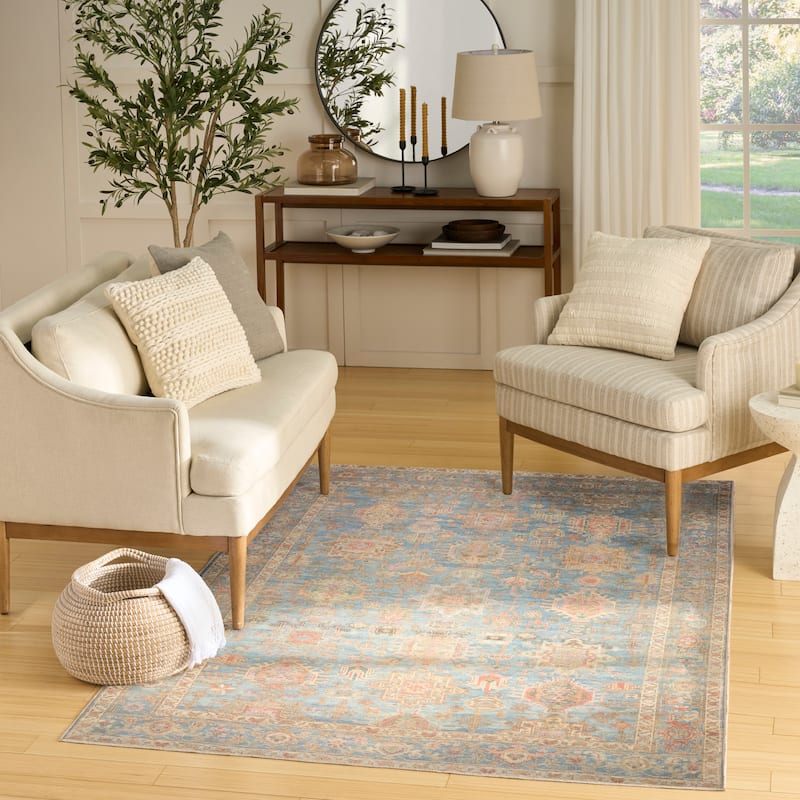 Nourison Vintage Washables Indoor only Persian Area Rug