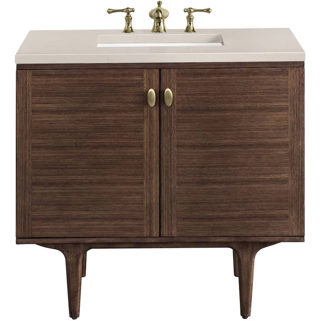 James Martin Vanities 670-V36-3EMR Amberly 36" Free Standing or Wall